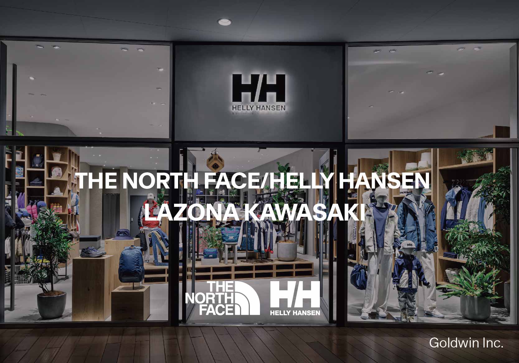 THE NORTH FACE /HELLY HANSEN LAZONA KAWASAKI STORE RENEWAL