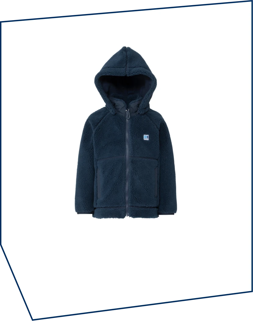 HELly Hansen ベビーアウター ネイビー ヘリーハンセン HELLY HANSEN 【正規取扱店】ベビー シャギー