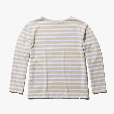 L/S Border Boat-neck / HOE31921